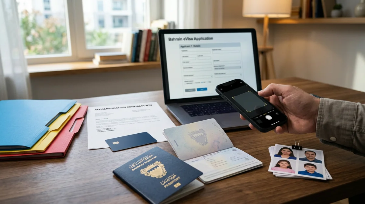 How to Submit a&nbsp;Bahrain eVisa Family Application: Step-by-Step